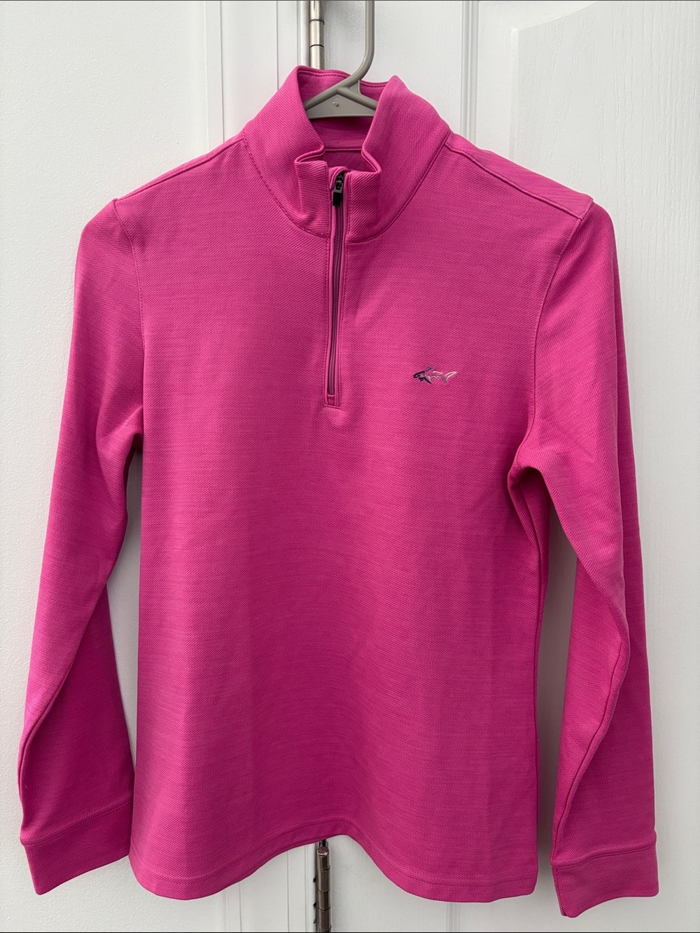 Greg Norman Pink Quarter-Zip Pullover